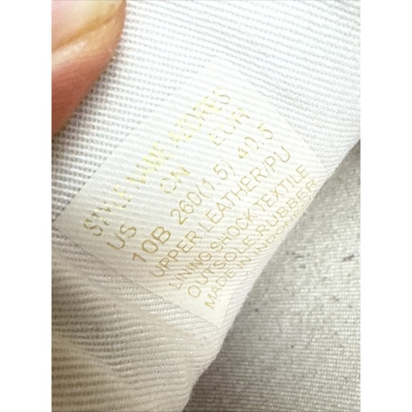 Kate Spade New York Azores White Leather Loafers Slip On Flats Womens 10B GUC - Picture 11 of 11